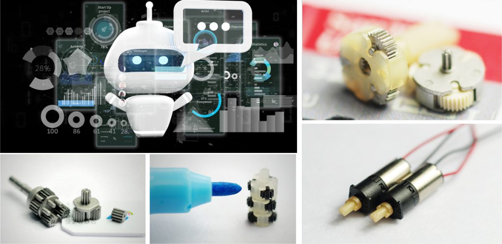 儿童机器人电机齿轮箱